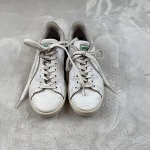 Adidas Advantage White Green Athletic Tennis‎ Sneakers Women's US Size 6